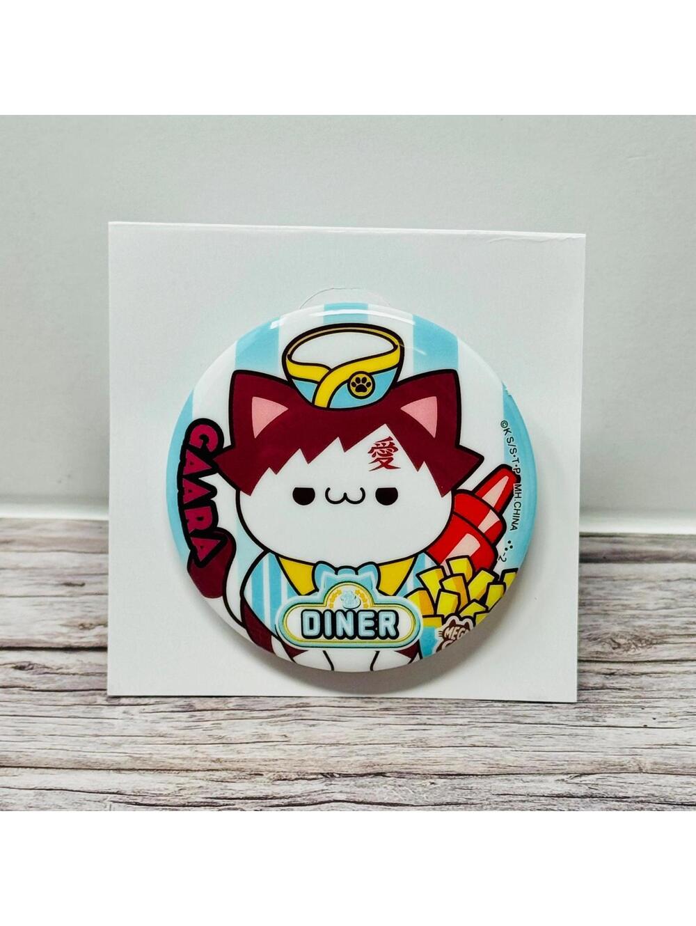 Naruto Shippuden Nyaruto Mega Cat Diner Series Gaara Pin Badge Japan US Seller